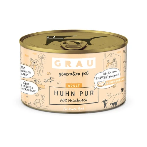 Grau Excellence Adult Pur - Geflügel - Dose – Bild 2
