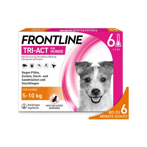 Frontline Tri-Act Gegen Zecken, Flöhe Und Fliegende Insekten Für Hunde – Bild 12